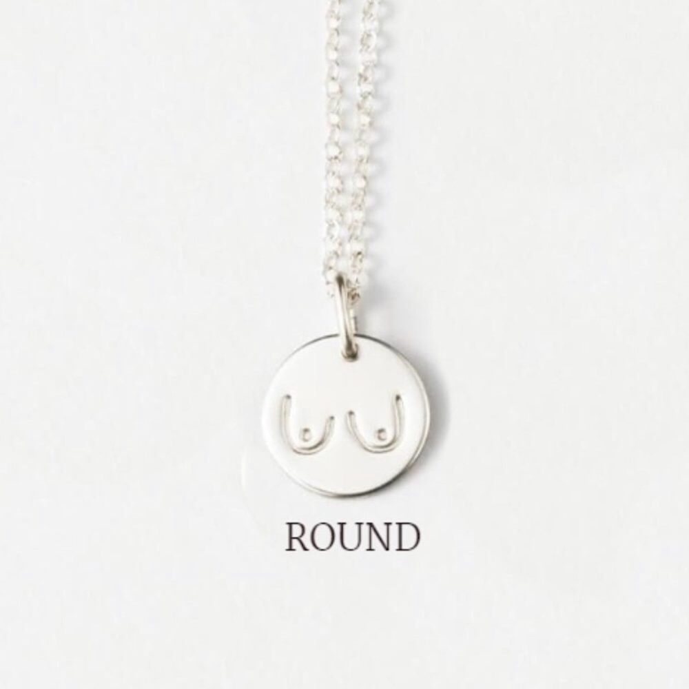 Round Boobs/Breasts Body Beauty Charm Necklace